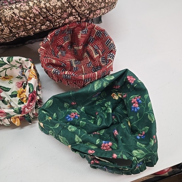Longaberger Basket Fabric Liner Lot Mixed Small Med large - Picture 7 of 16